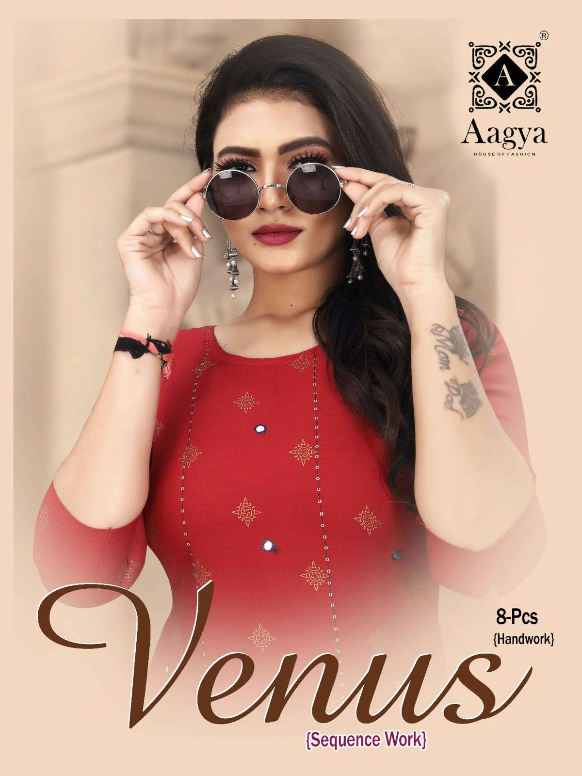 Aagya Venus Ethnic Wear Wholesale Kurti Collection